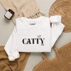 "catty" crewneck sweatshirt