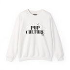 "pup culture" heavy crewneck sweatshirt