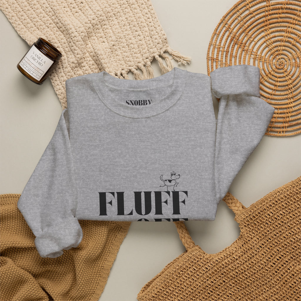 "Fluff Off" Heavy Crewneck Sweatshirt