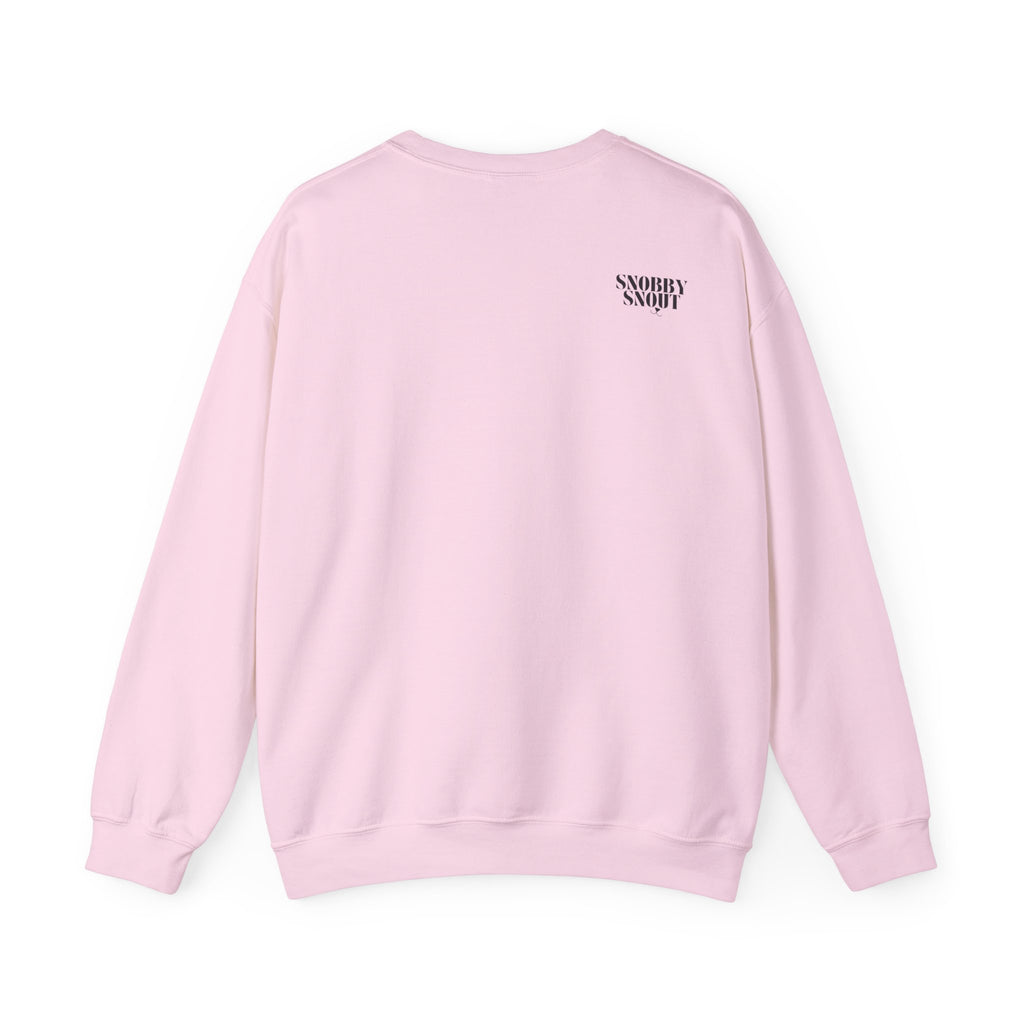 "fluff off" heavy crewneck sweatshirt
