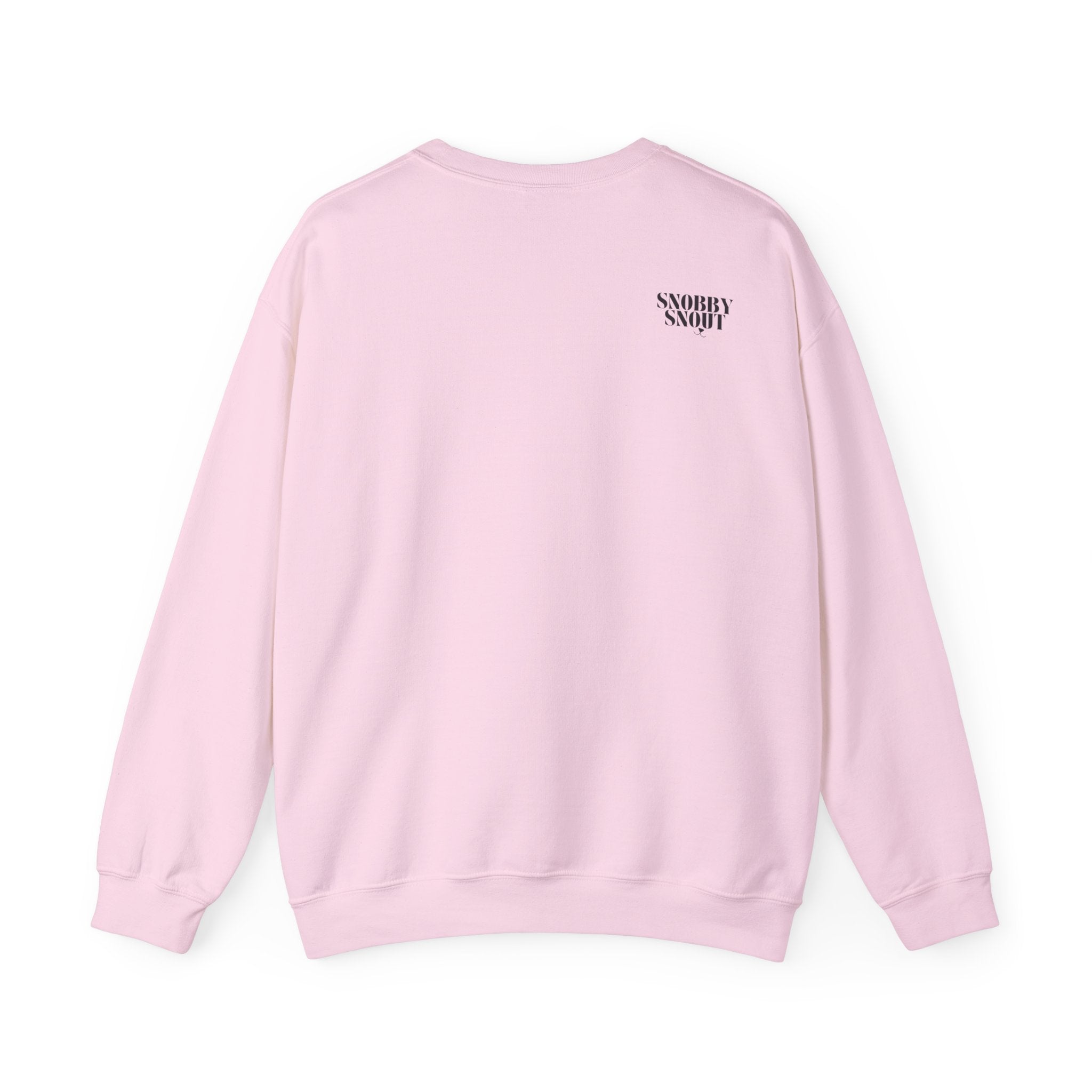 "fluff off" heavy crewneck sweatshirt