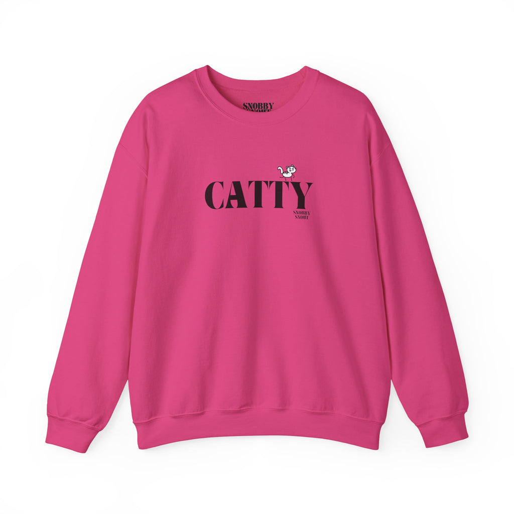 "catty" crewneck sweatshirt