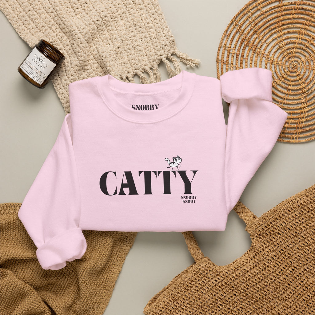 "catty" crewneck sweatshirt