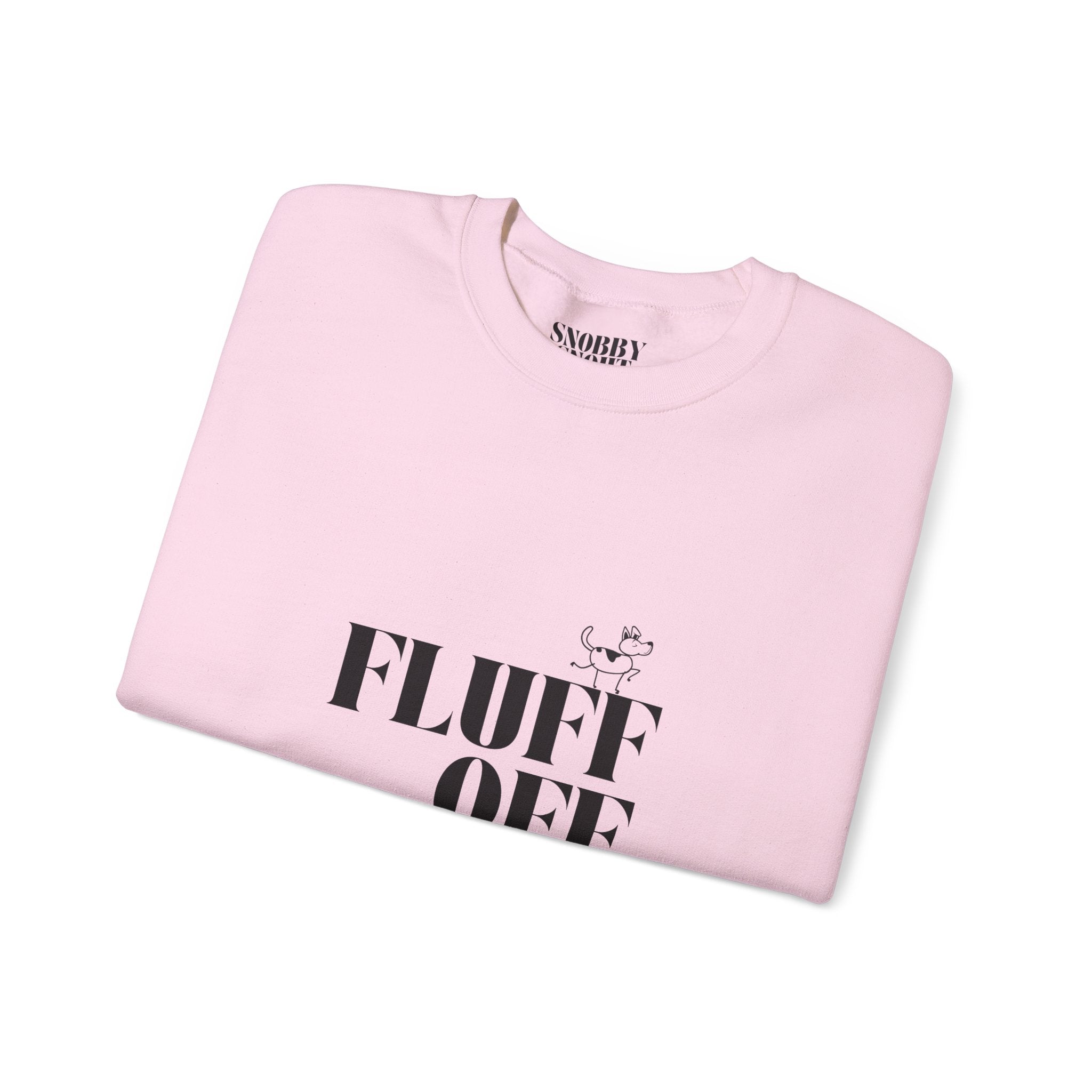 "Fluff Off" Heavy Crewneck Sweatshirt