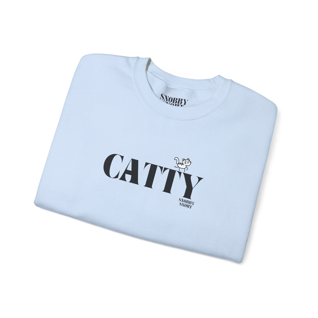 "catty" crewneck sweatshirt
