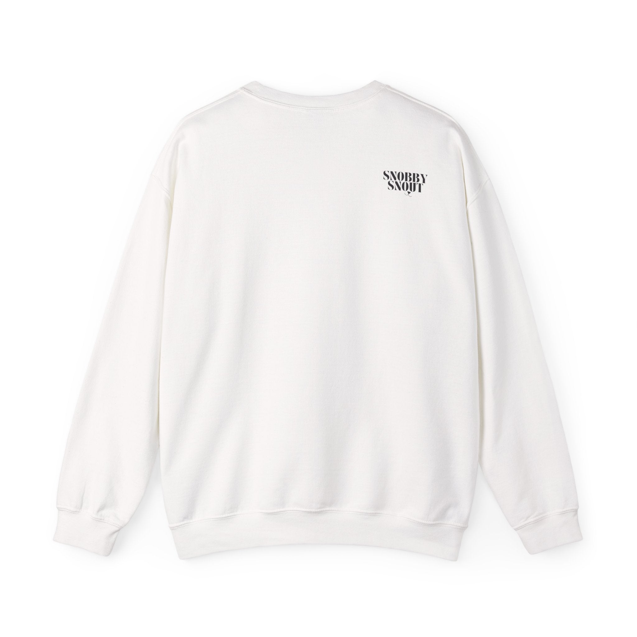 "fluff off" heavy crewneck sweatshirt