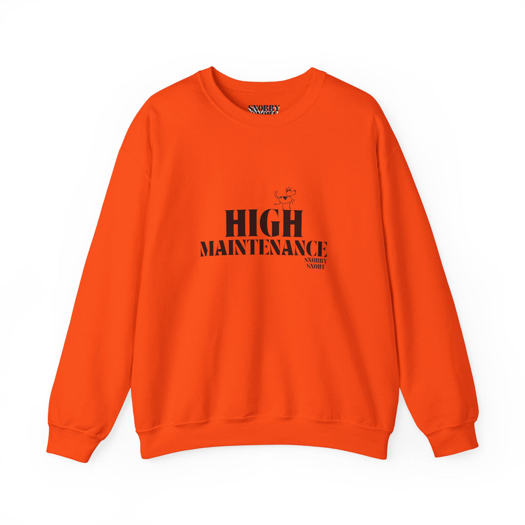"High Maintenance" Heavy Crewneck Sweatshirt