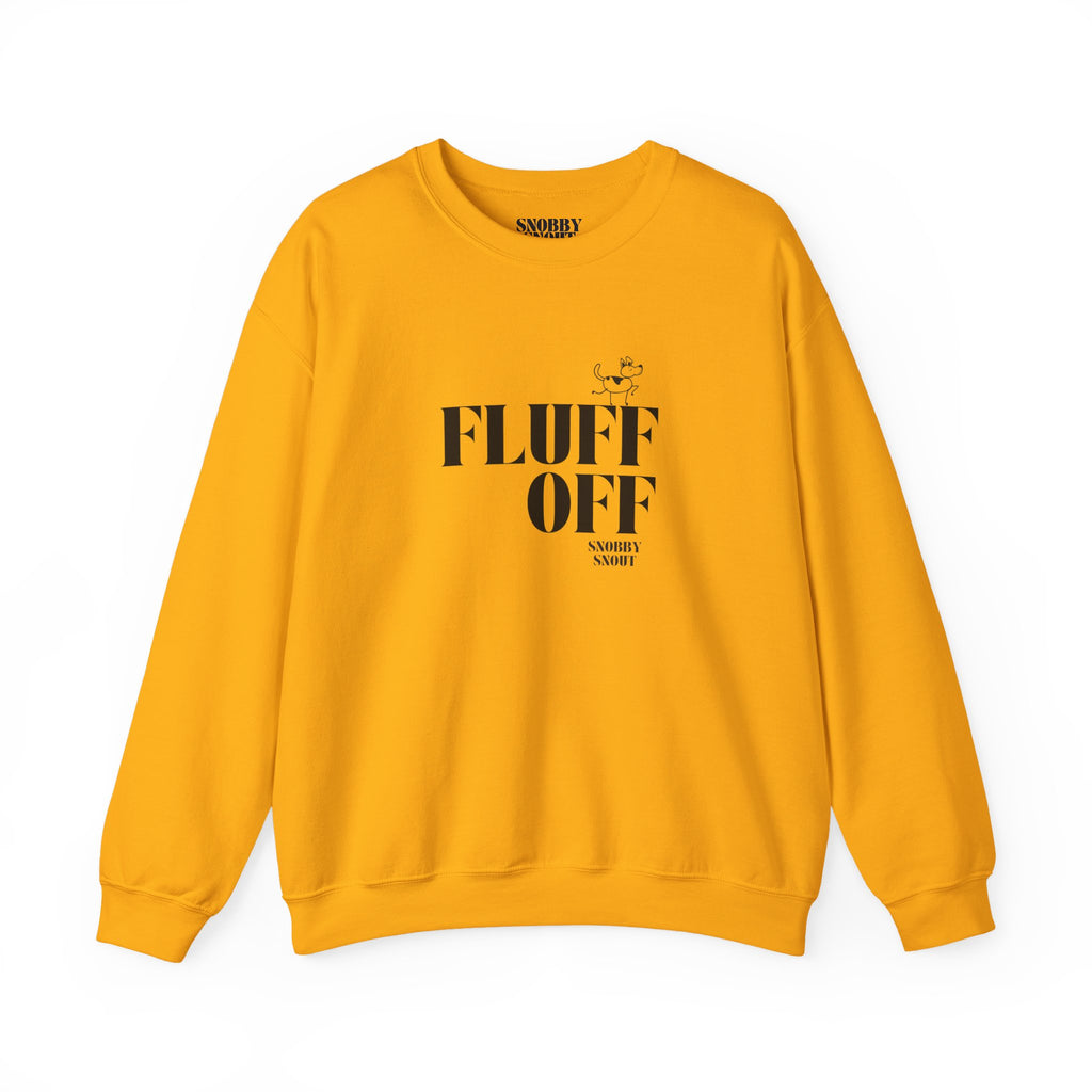"fluff off" heavy crewneck sweatshirt