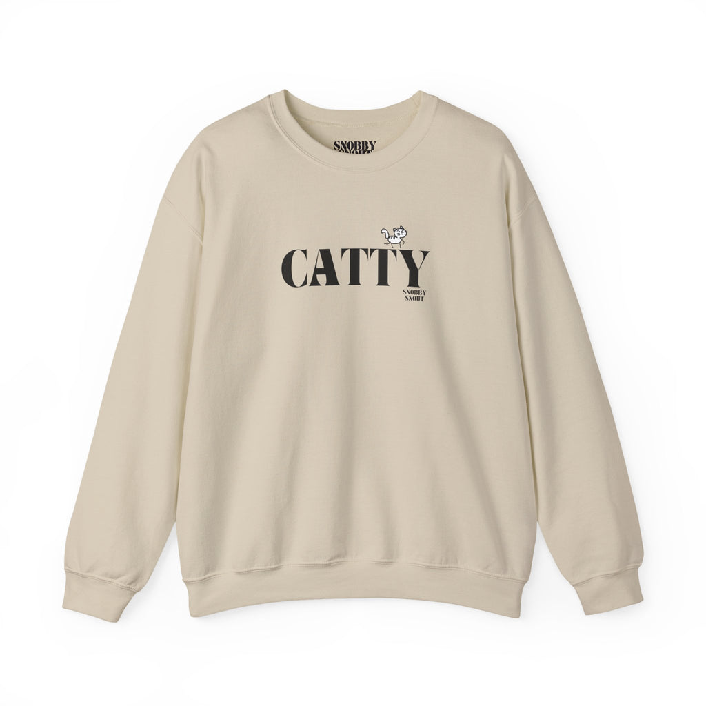 "catty" crewneck sweatshirt