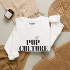 "pup culture" heavy crewneck sweatshirt