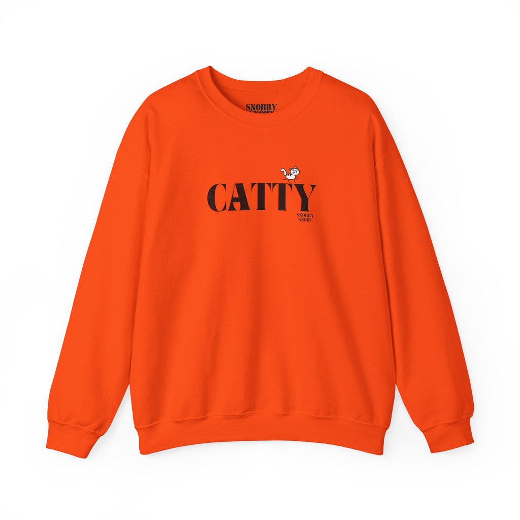 "catty" crewneck sweatshirt