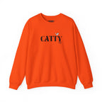 "catty" crewneck sweatshirt