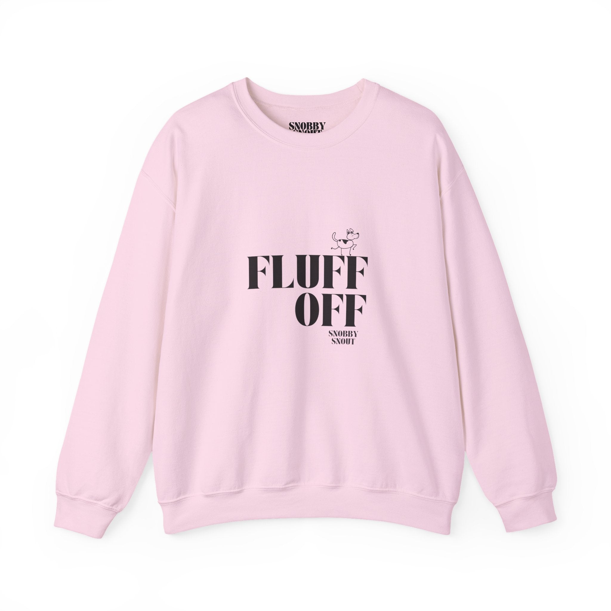 "Fluff Off" Heavy Crewneck Sweatshirt