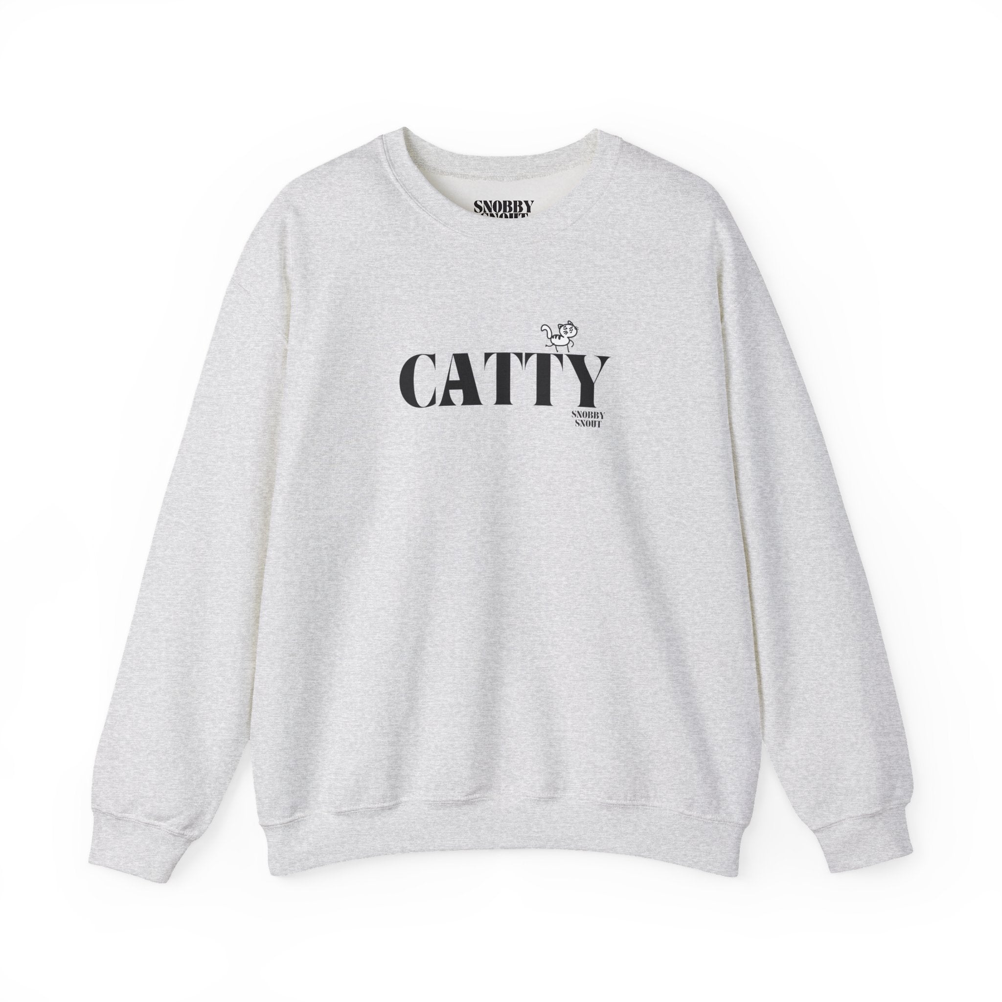 "catty" crewneck sweatshirt