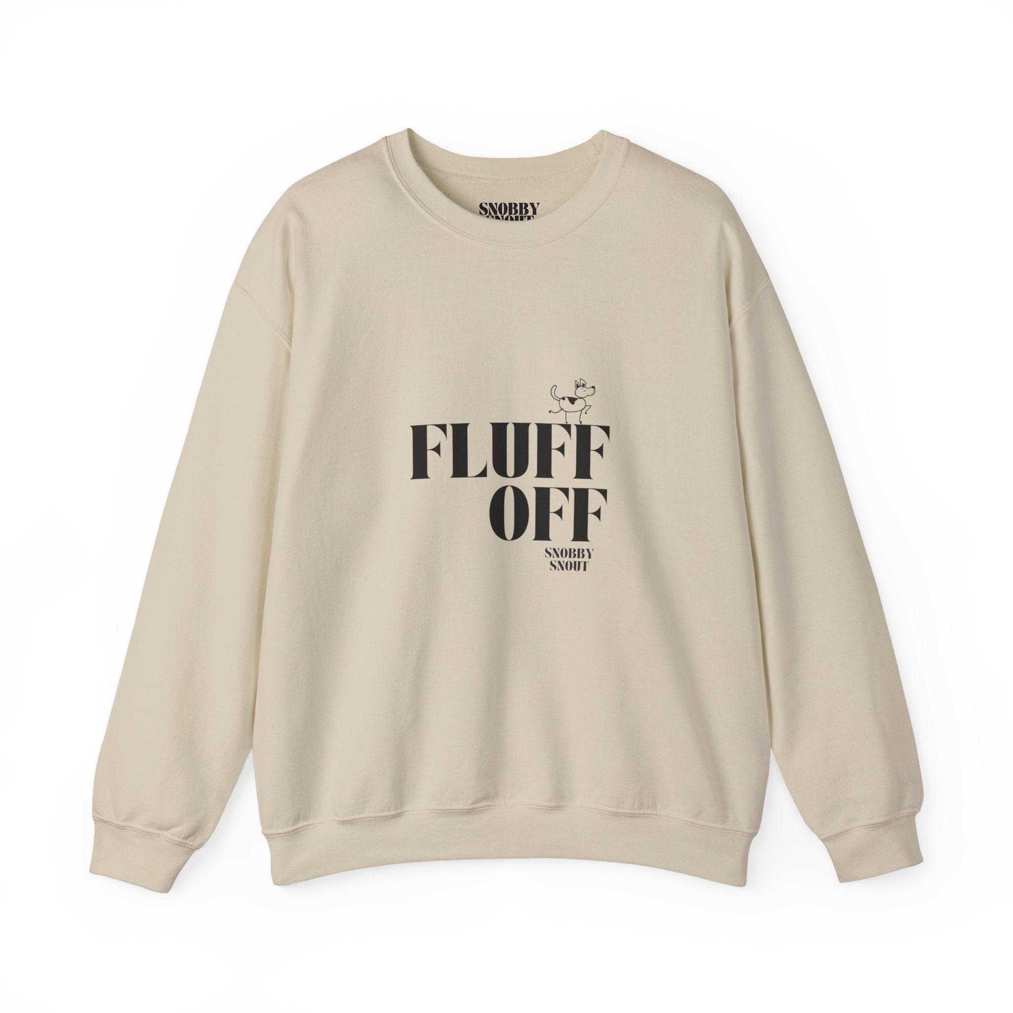 "Fluff Off" Heavy Crewneck Sweatshirt