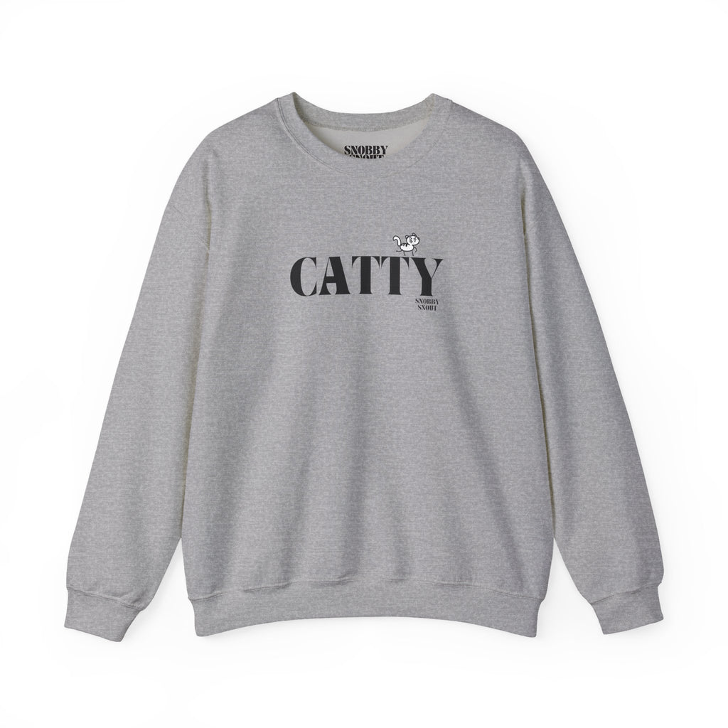 "catty" crewneck sweatshirt