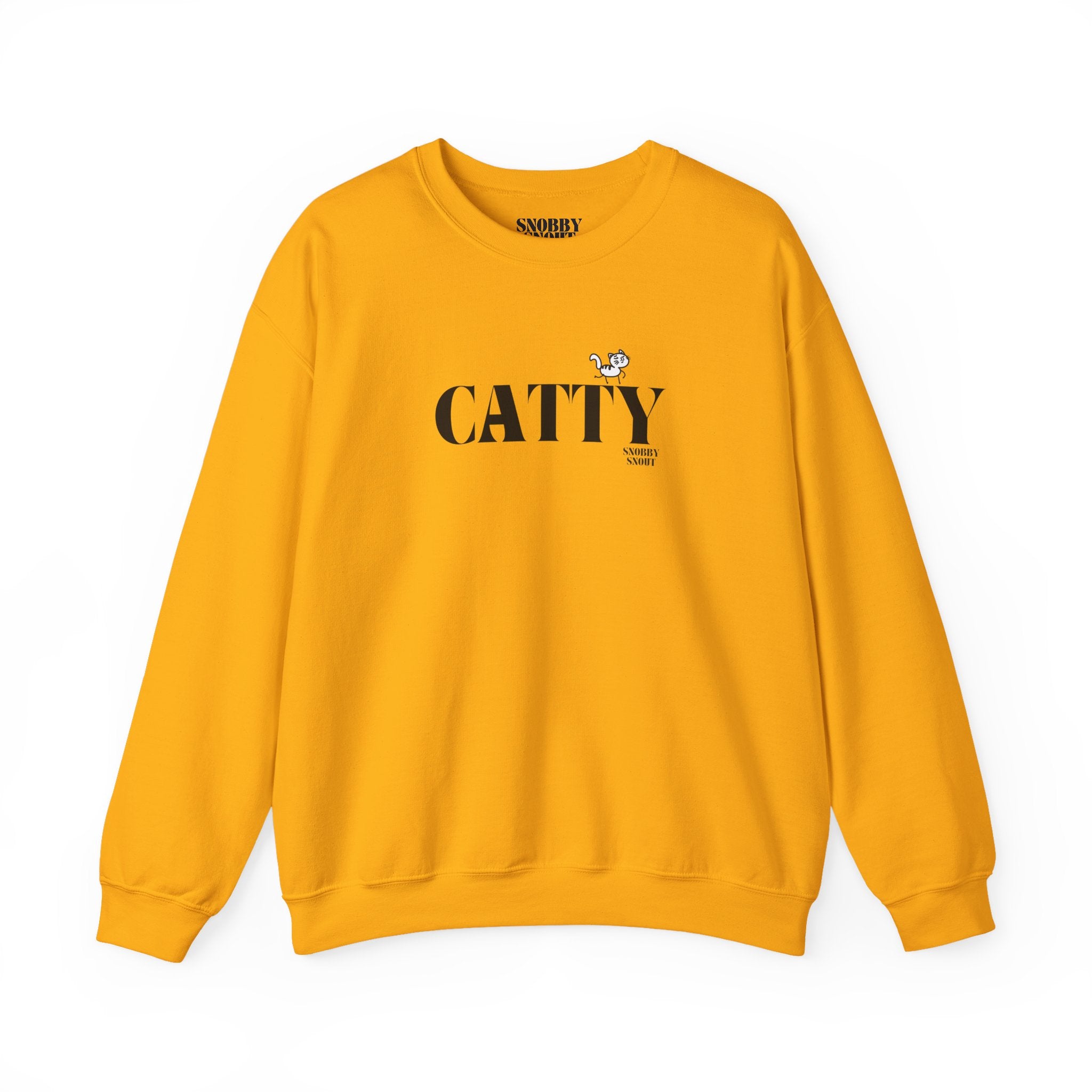 "catty" crewneck sweatshirt