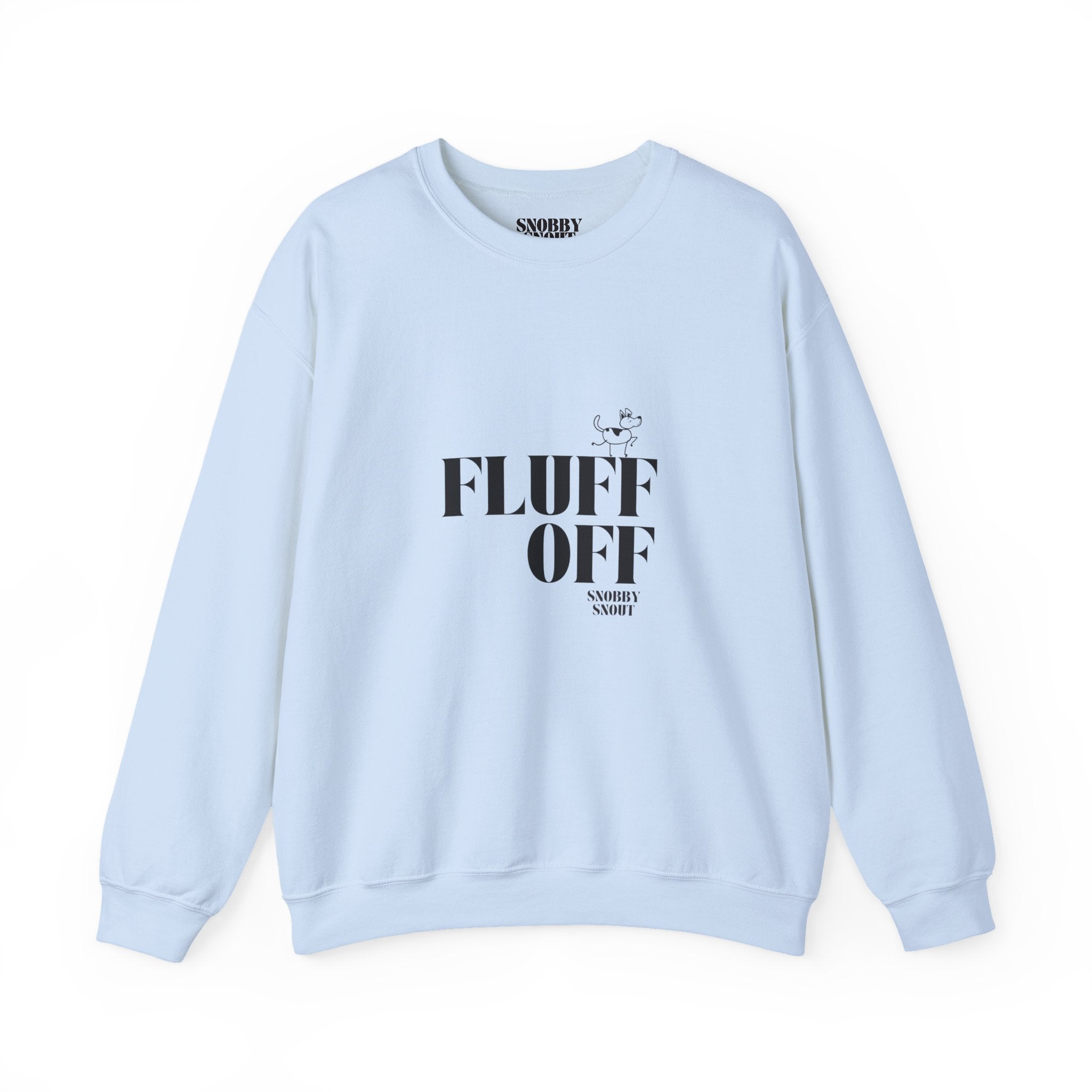 "Fluff Off" Heavy Crewneck Sweatshirt