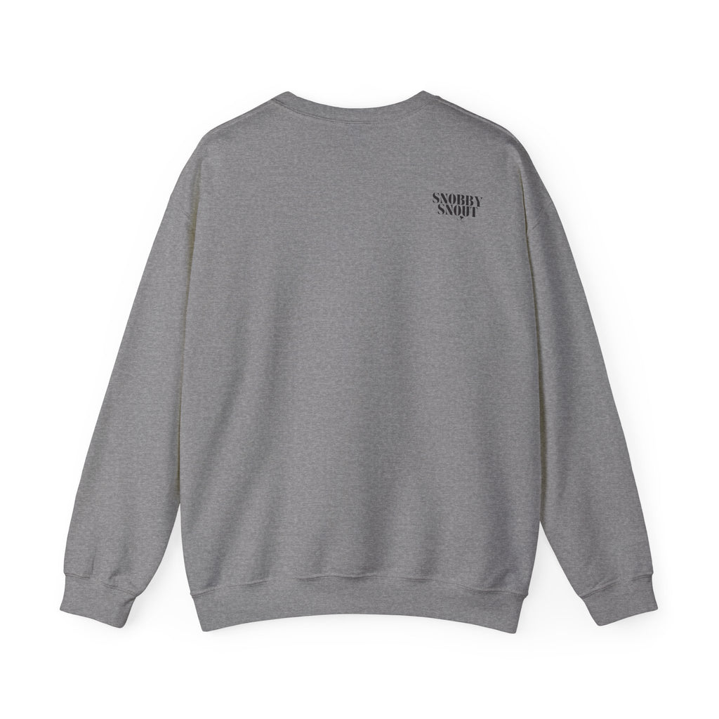 "professional yapper" heavy crewneck sweatshirt