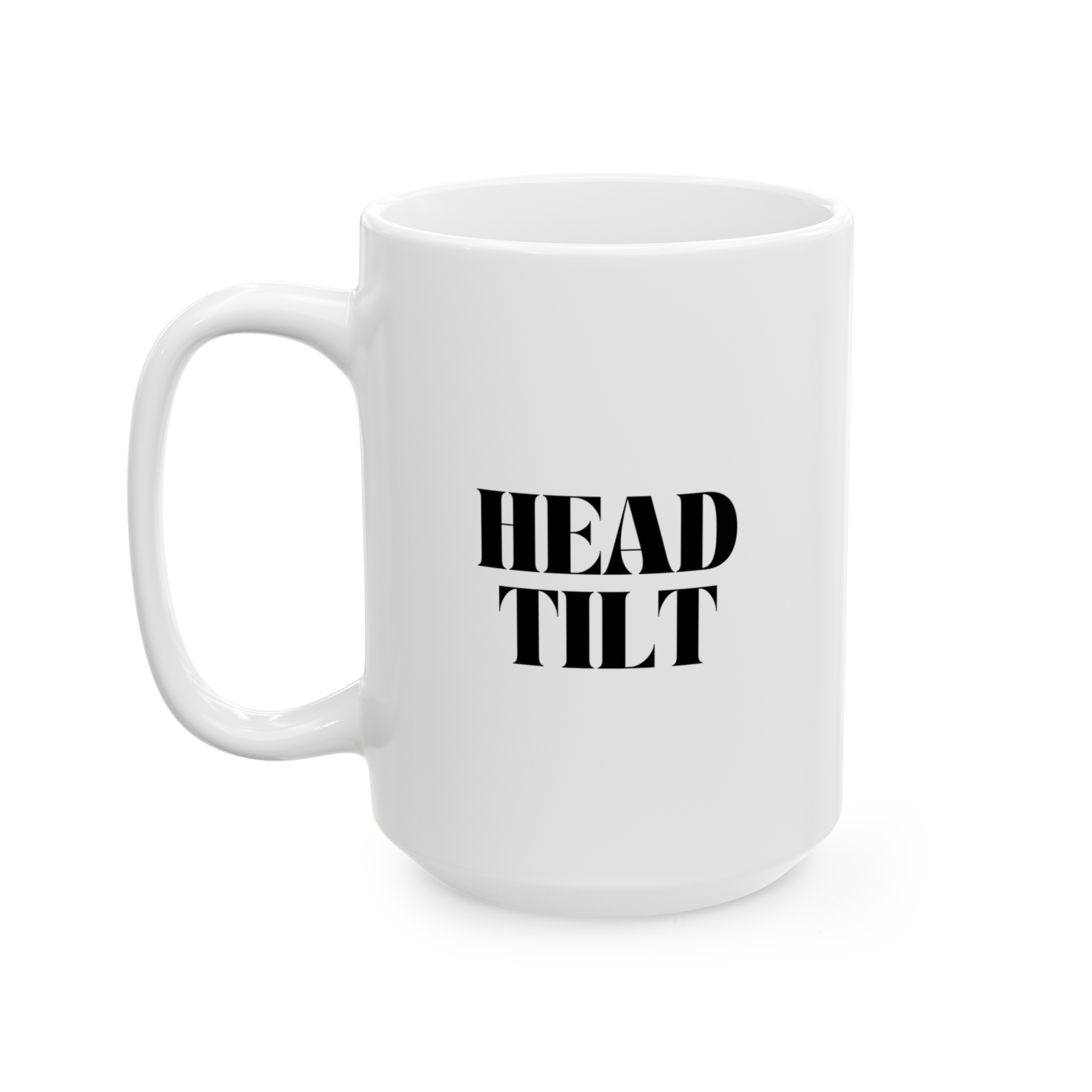 head tilt classic mug