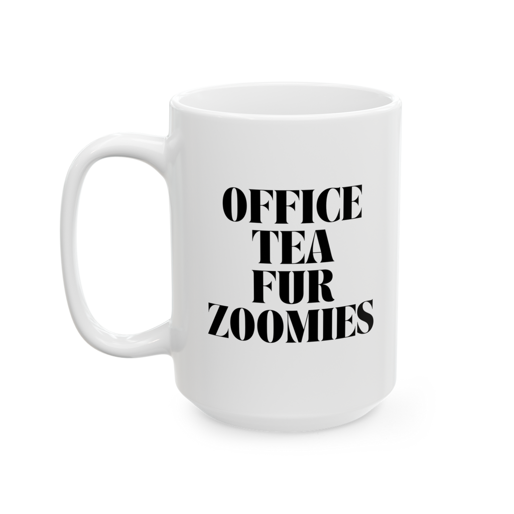 office tea fur zoomies classic mug