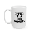 office tea fur zoomies classic mug