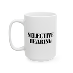 selective hearing classic mug