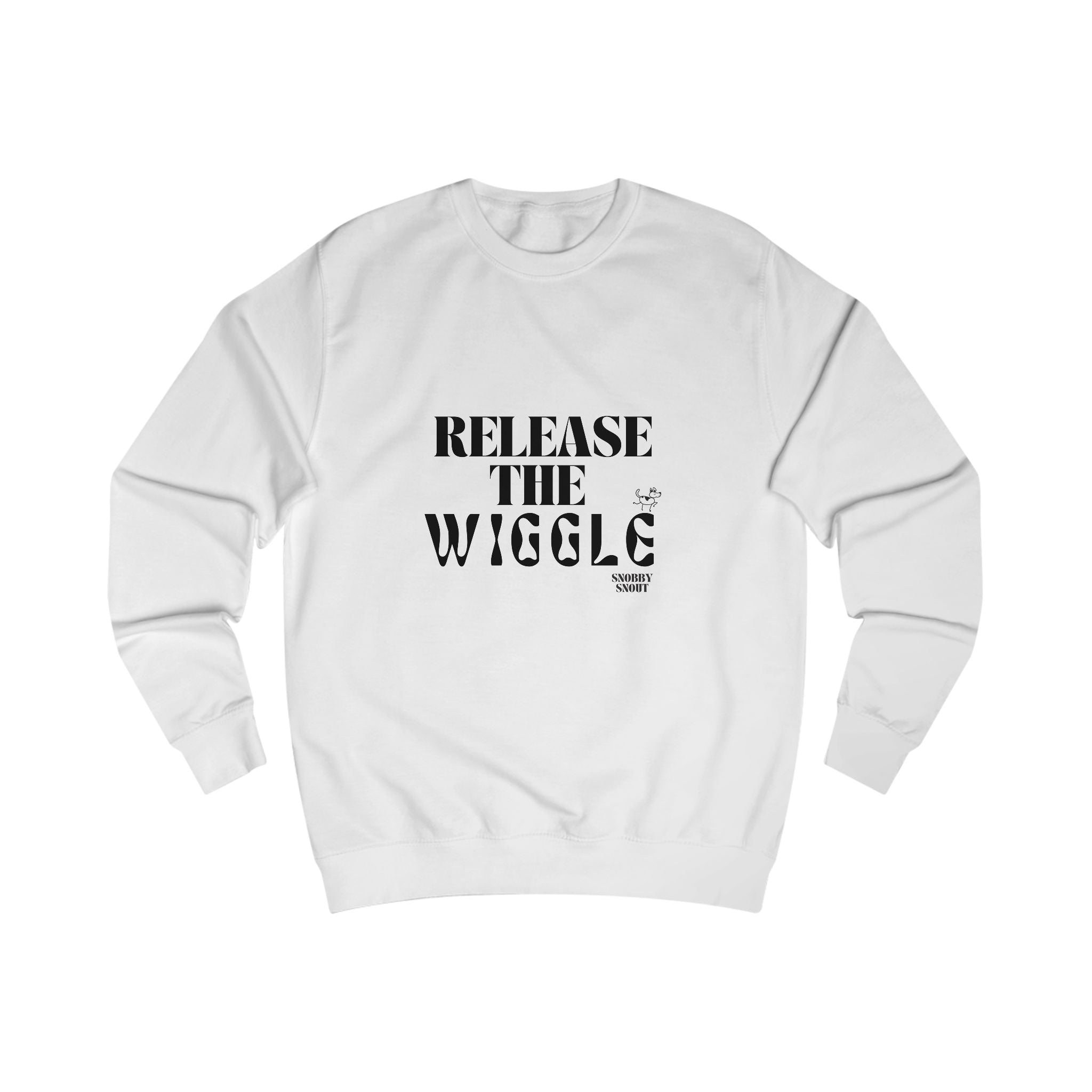 release the wiggle unisex sweatshirt