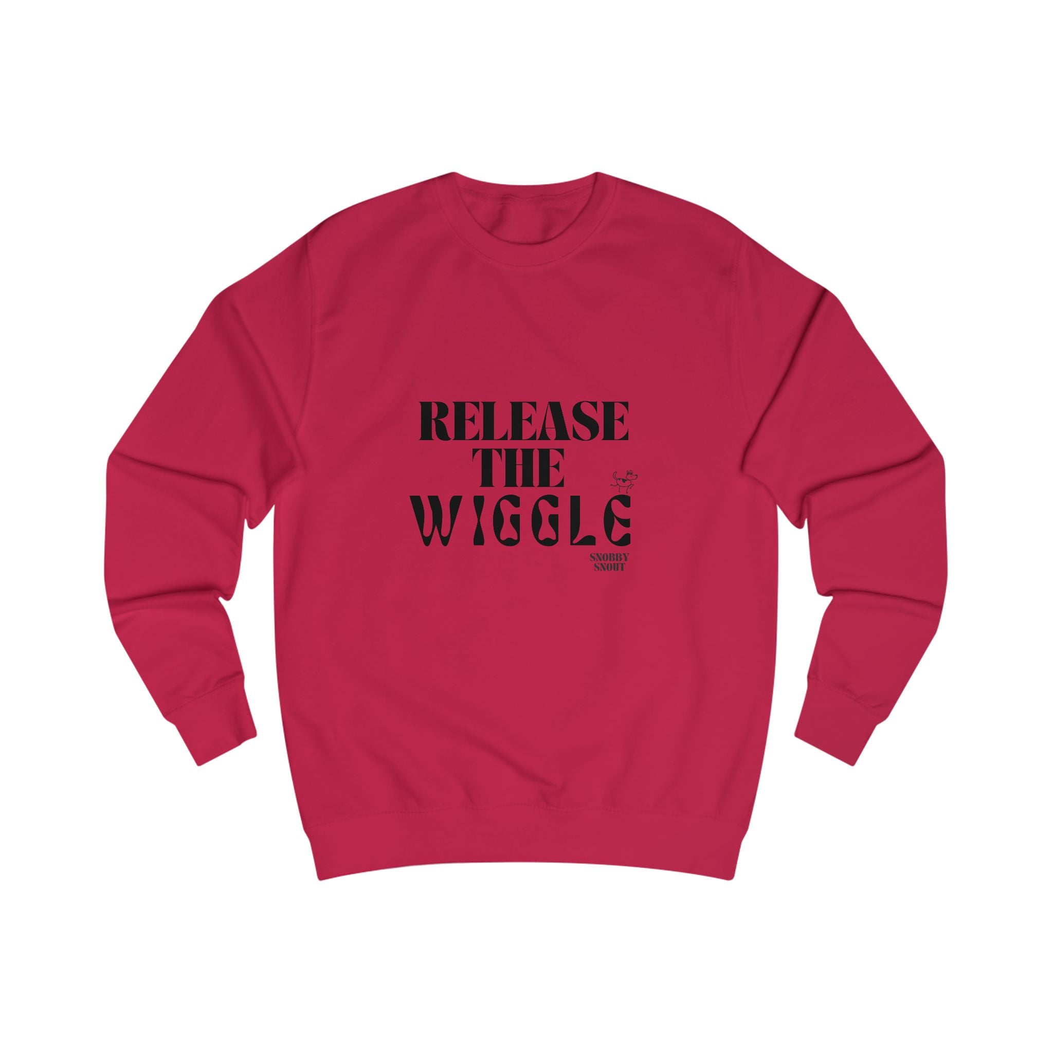 release the wiggle unisex sweatshirt