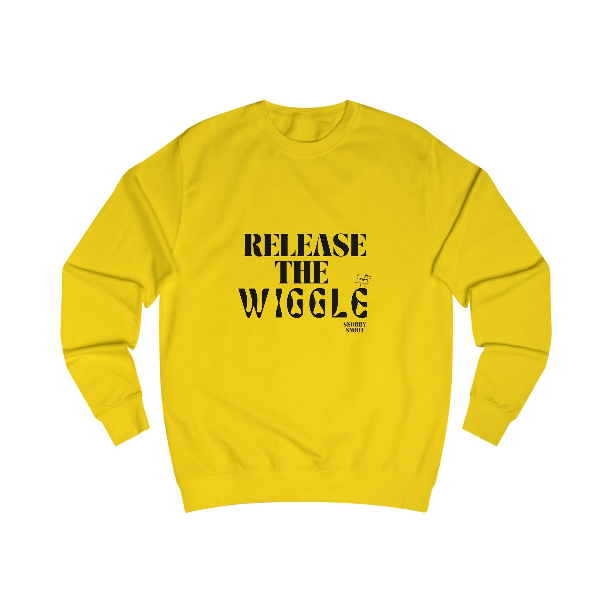 release the wiggle unisex sweatshirt