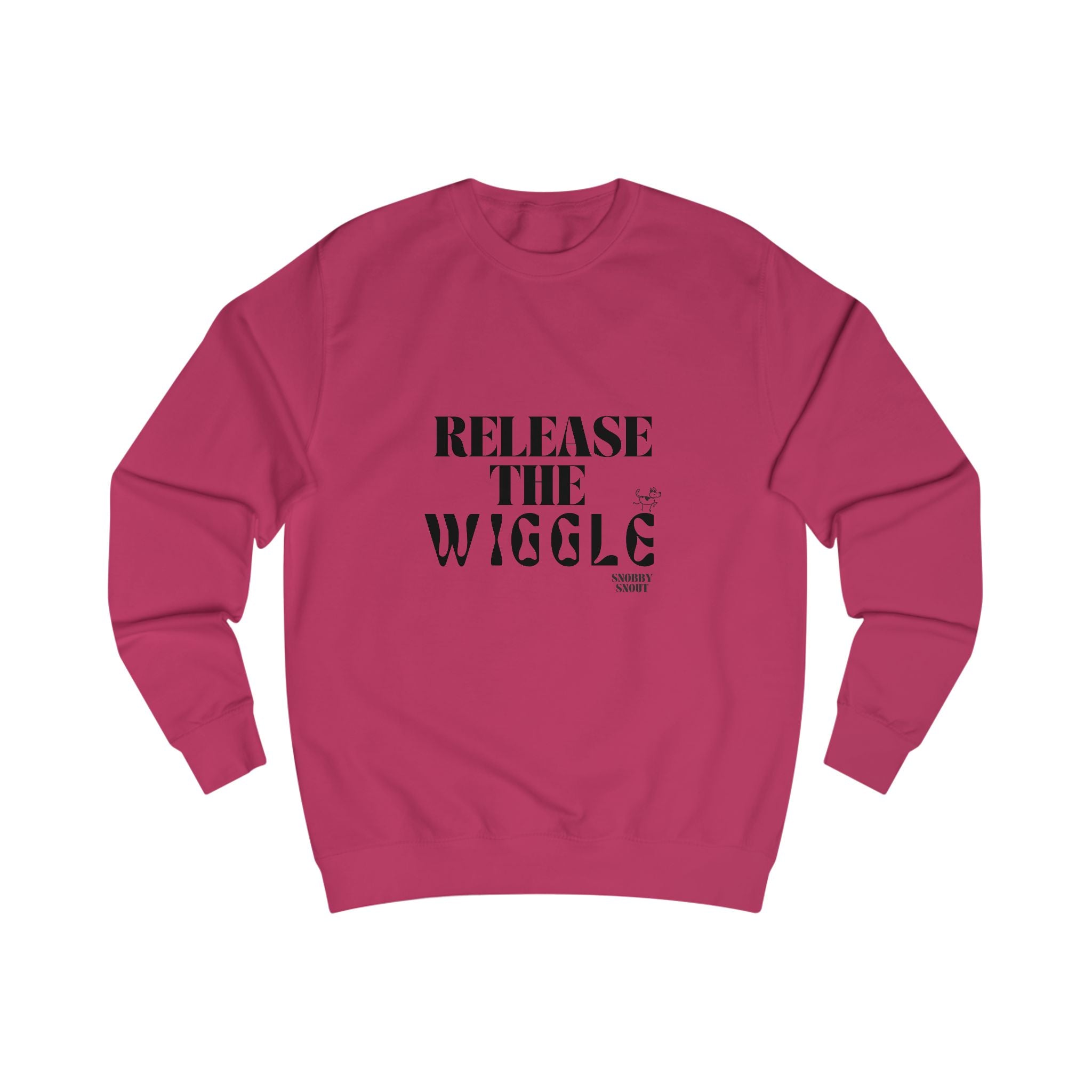 release the wiggle unisex sweatshirt