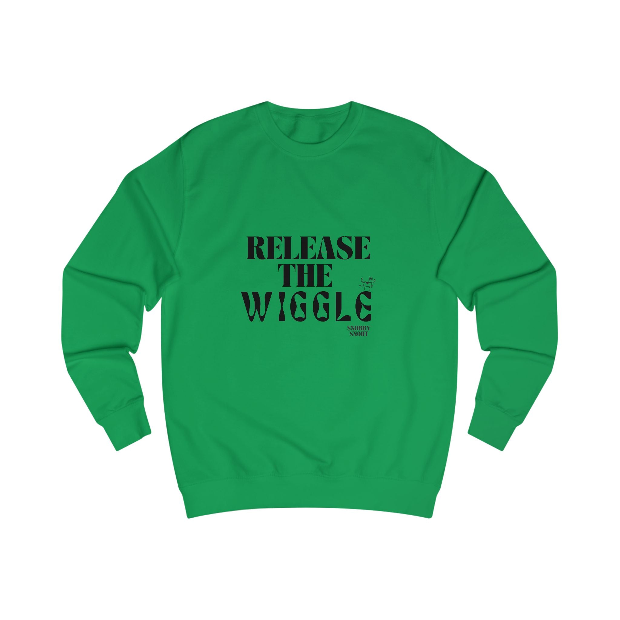 release the wiggle unisex sweatshirt