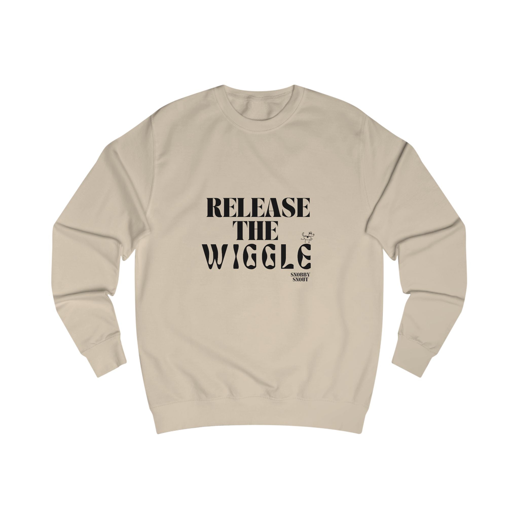 release the wiggle unisex sweatshirt
