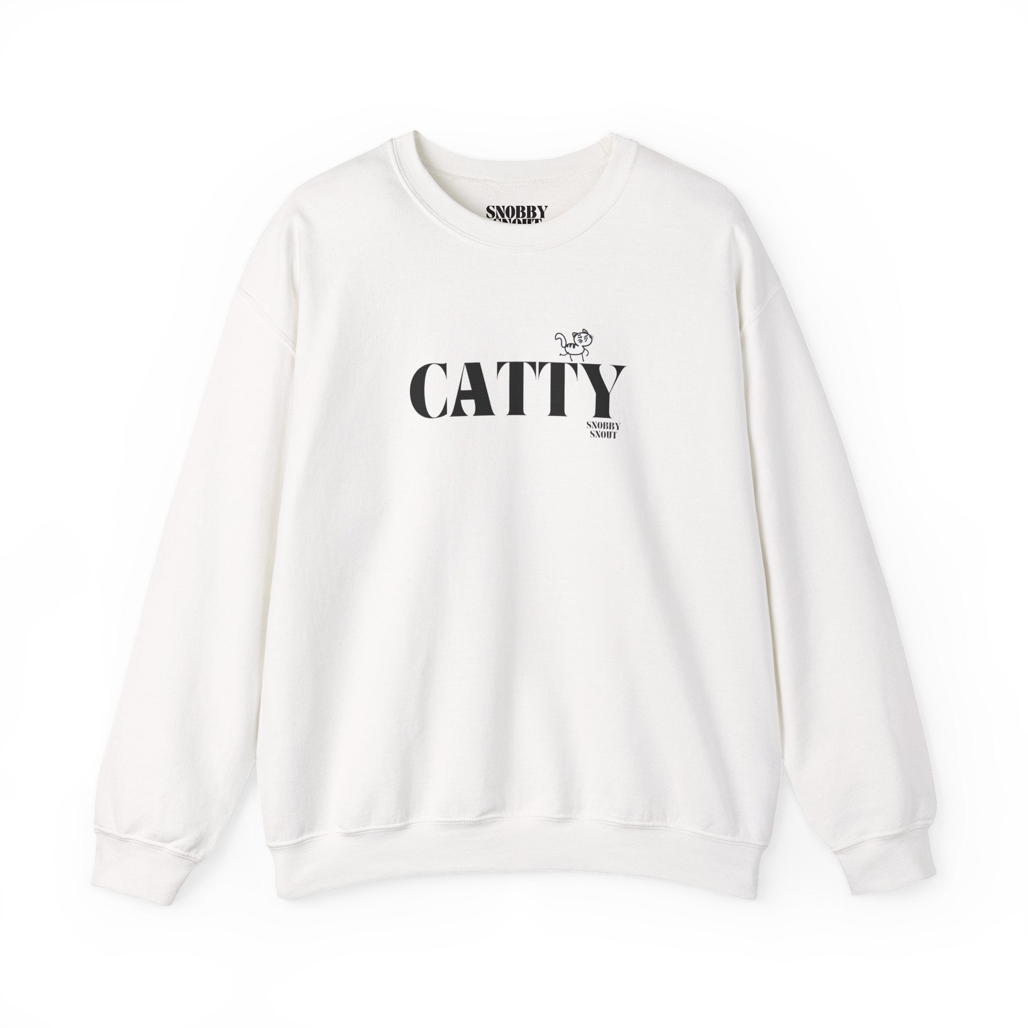 "catty" crewneck sweatshirt
