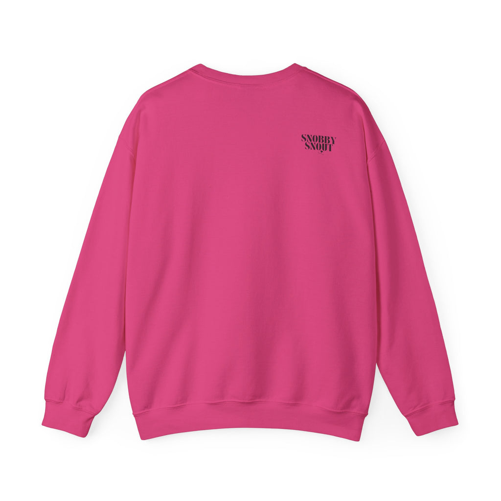 "fluff off" heavy crewneck sweatshirt