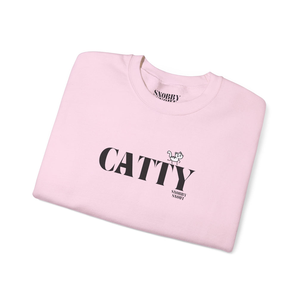 "catty" crewneck sweatshirt