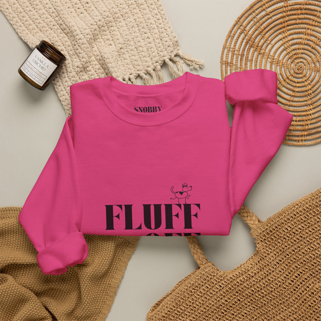 "Fluff Off" Heavy Crewneck Sweatshirt