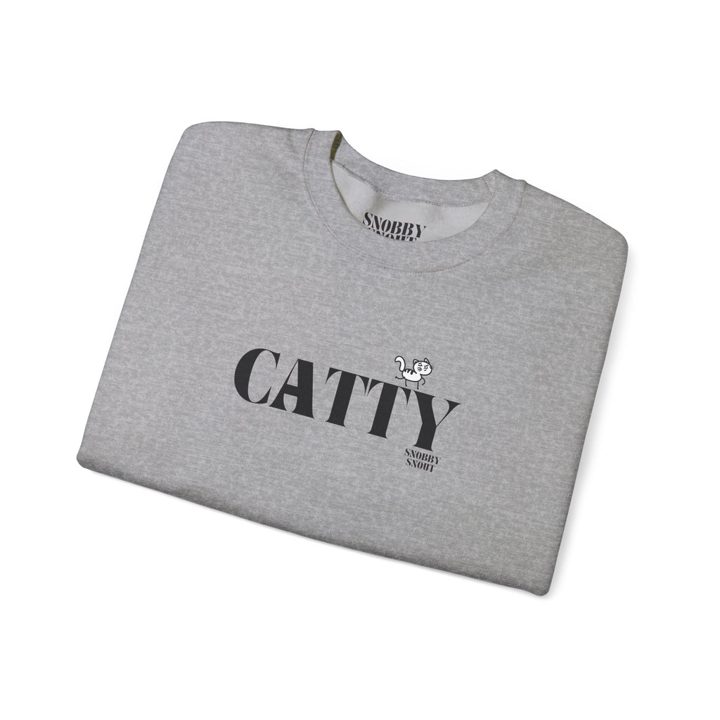 "catty" crewneck sweatshirt