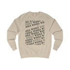 wiggle unisex crewneck sweatshirt