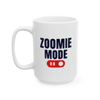 zoomie mode on graphic mug