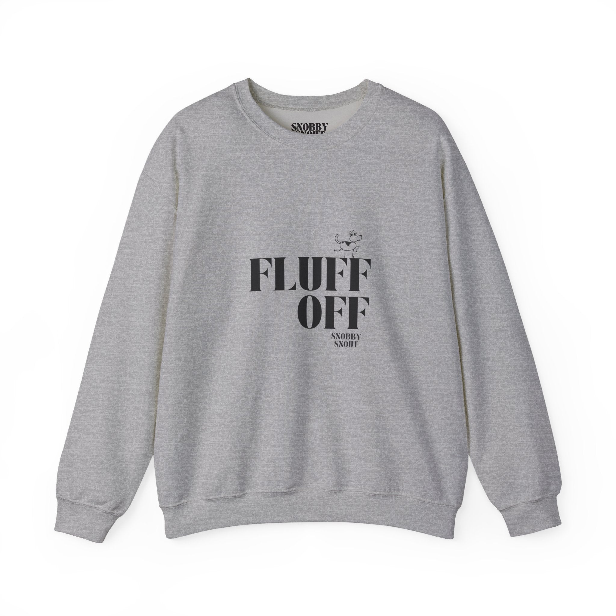 "Fluff Off" Heavy Crewneck Sweatshirt