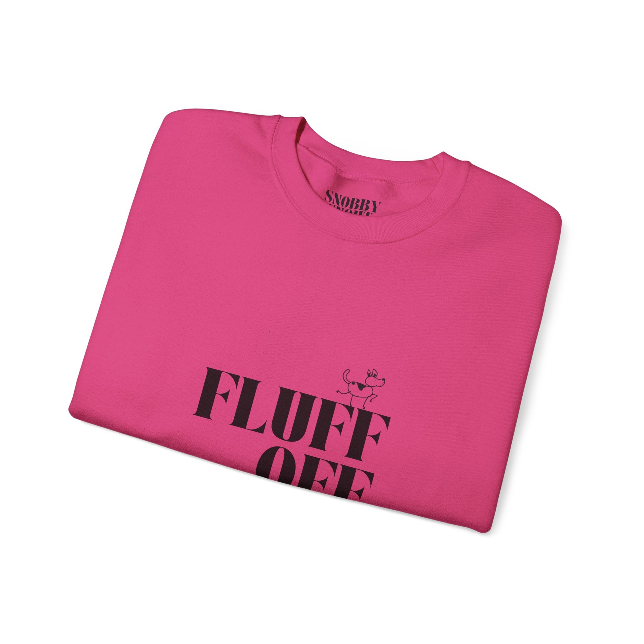 "Fluff Off" Heavy Crewneck Sweatshirt