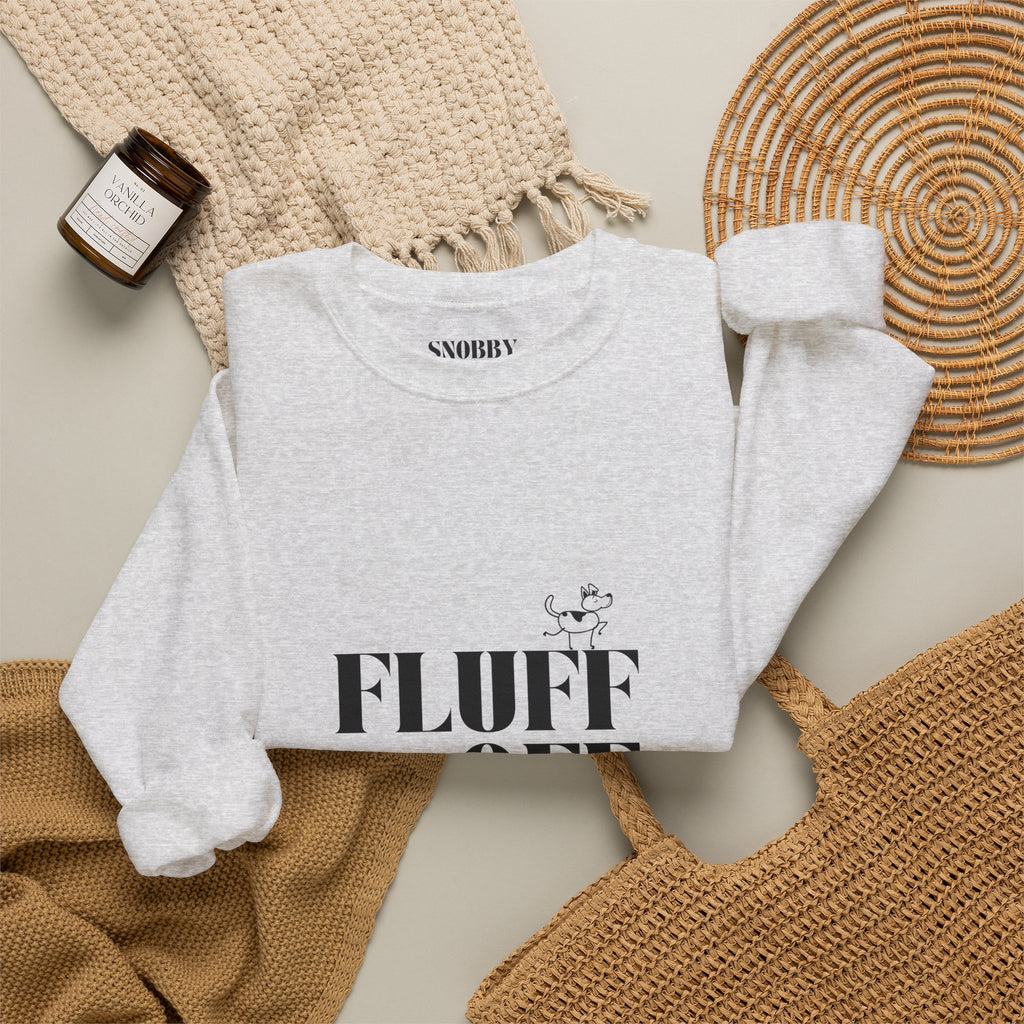 "Fluff Off" Heavy Crewneck Sweatshirt