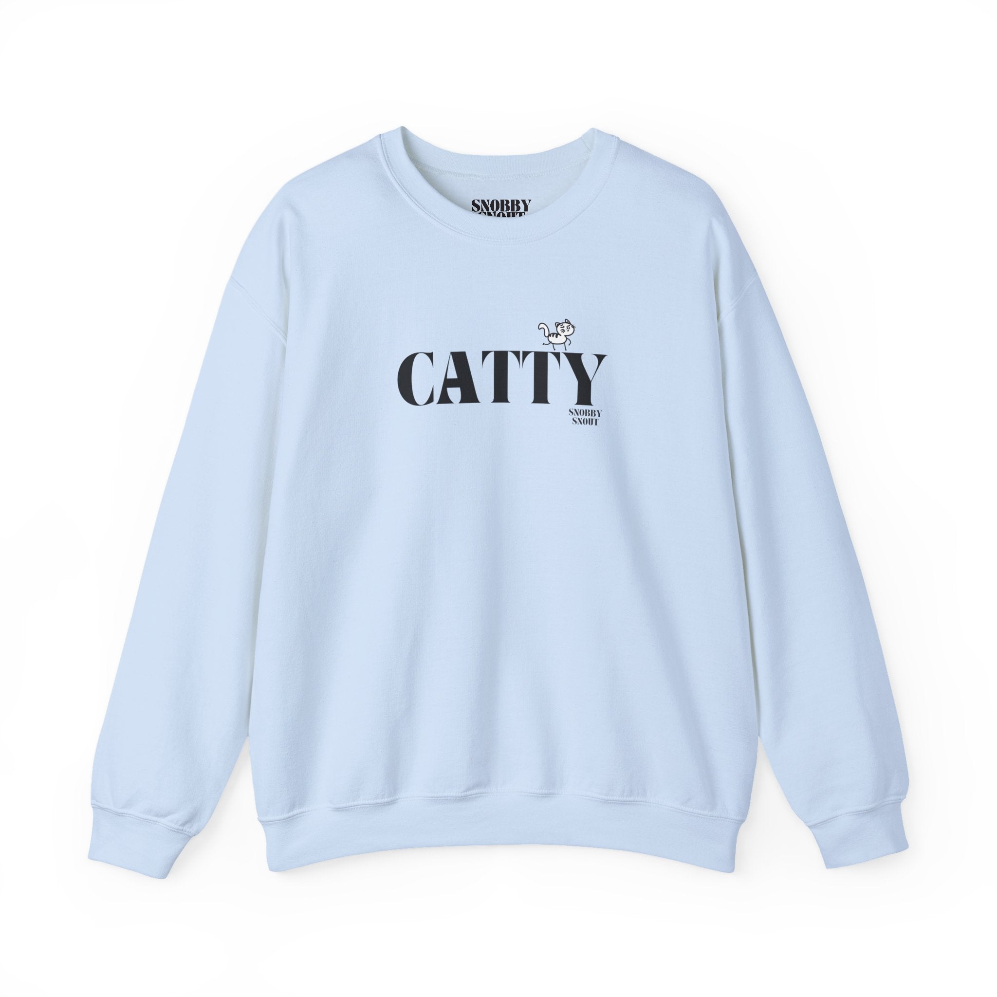 "catty" crewneck sweatshirt