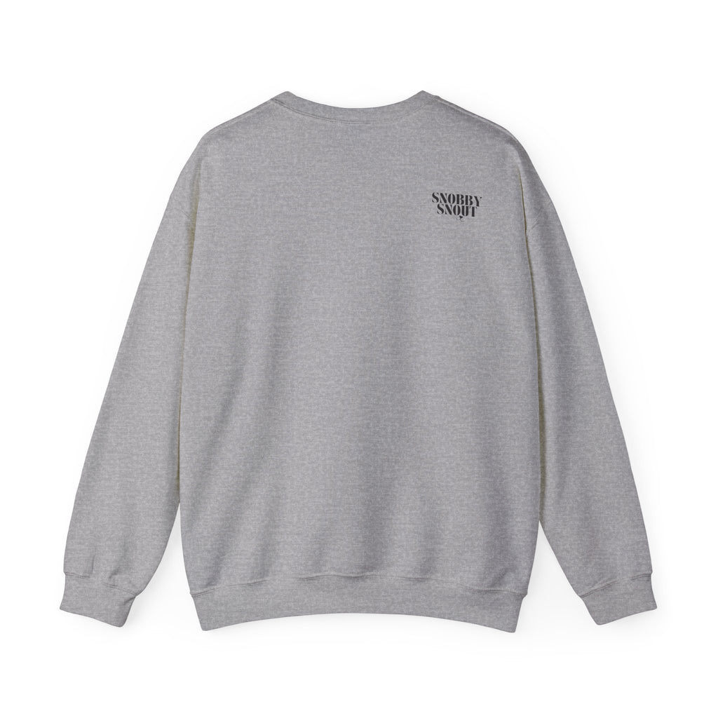"fluff off" heavy crewneck sweatshirt