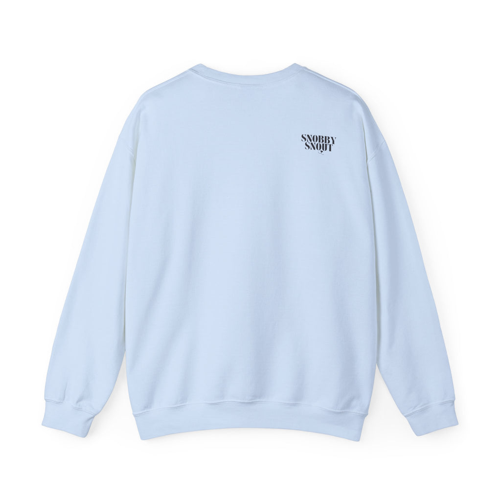 "fluff off" heavy crewneck sweatshirt