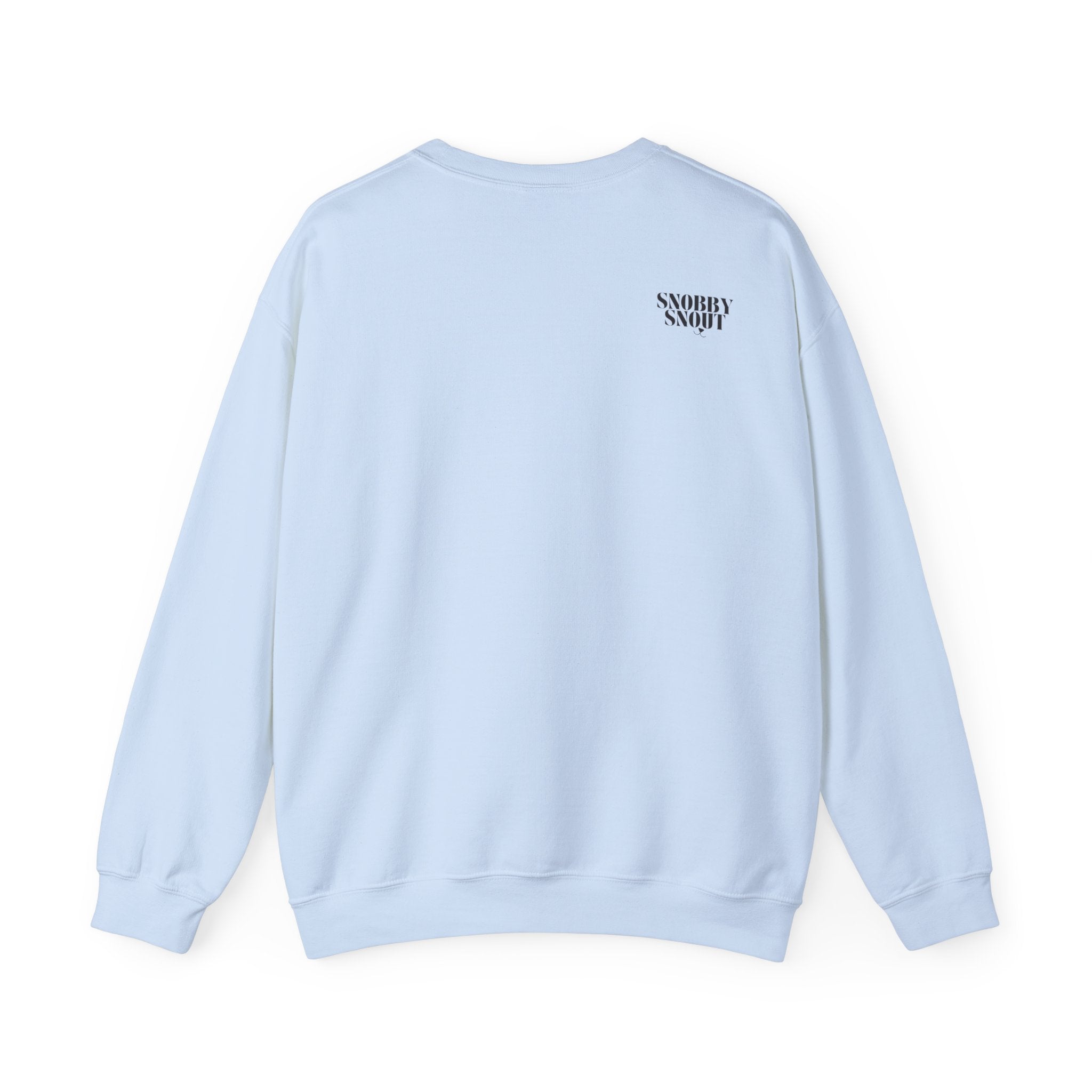 "fluff off" heavy crewneck sweatshirt