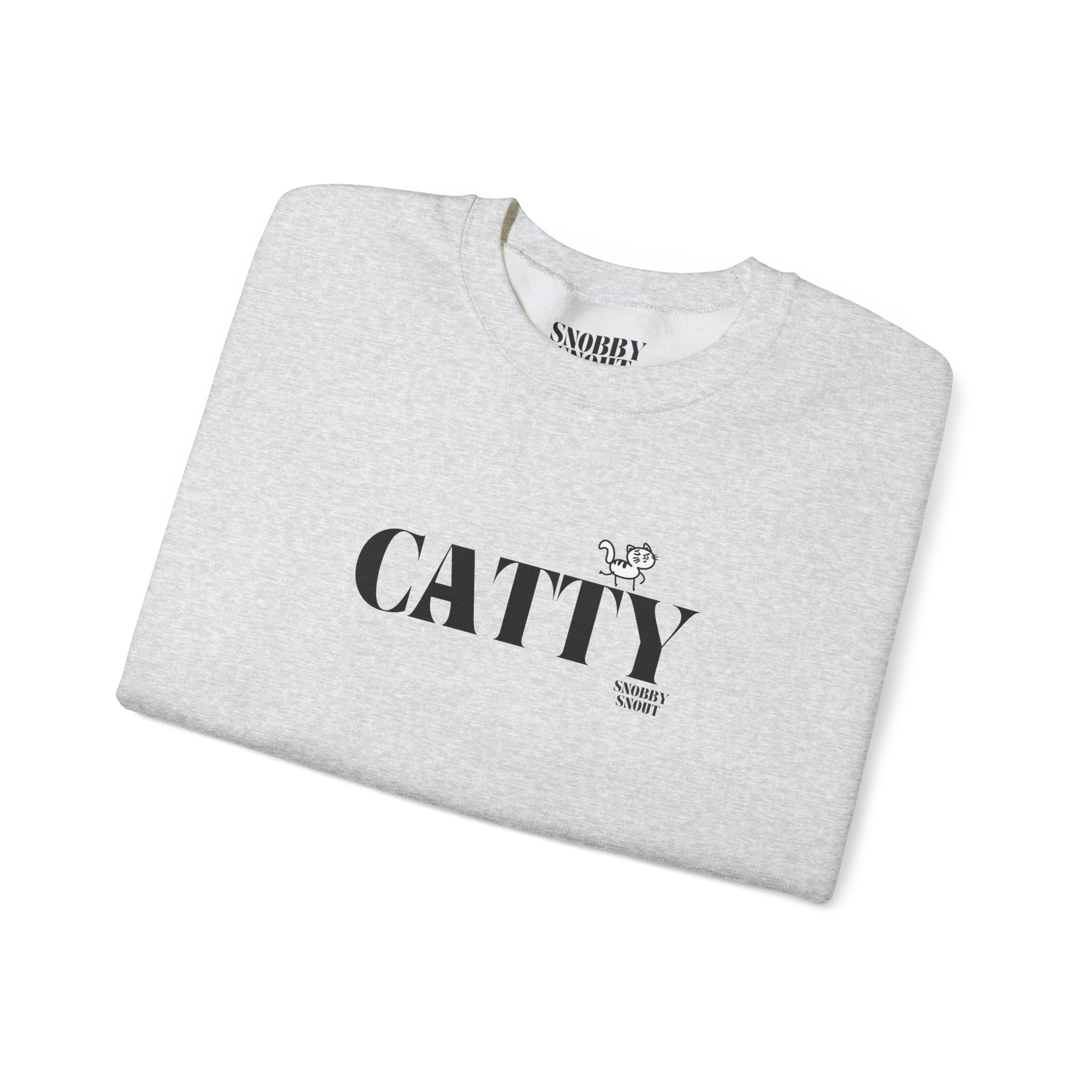 "catty" crewneck sweatshirt