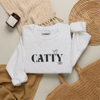 "catty" crewneck sweatshirt