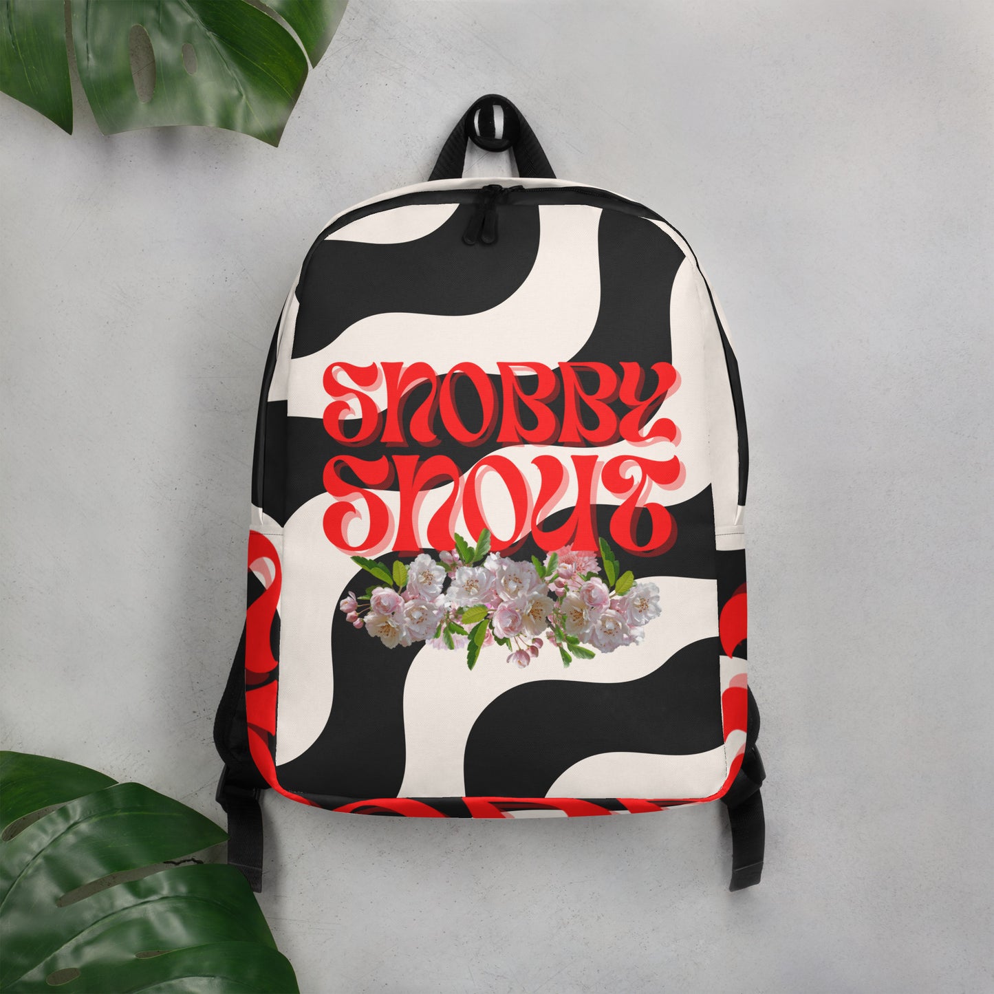 Snobby Flowers Minimalist Backpack